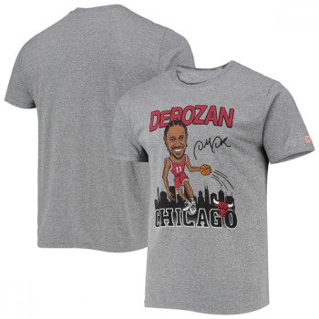 Men's Chicago Bulls Grey Basketball T-Shirt Men's Chicago Bulls Grey Basketball T-Shirt