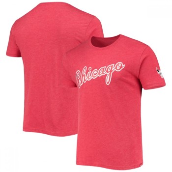 Men's Chicago Bulls Red Basketball T-Shirt Men's Chicago Bulls Red Basketball T-Shirt