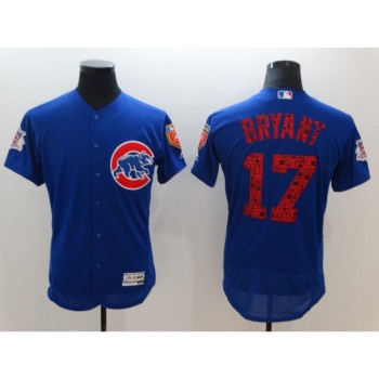 Men's Chicago Cubs #17 Kris Bryant Royal 2018 Spring Training Flexbase Stitched MLB Jersey Men's Chicago Cubs #17 Kris Bryant Royal 2018 Spring Training Flexbase Stitched MLB Jersey