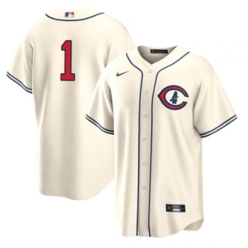 Men's Chicago Cubs #1 Nick Madrigal 2022 Cream Field of Dreams Cool Base Stitched Baseball Jersey Men's Chicago Cubs #1 Nick Madrigal 2022 Cream Field of Dreams Cool Base Stitched Baseball Jersey