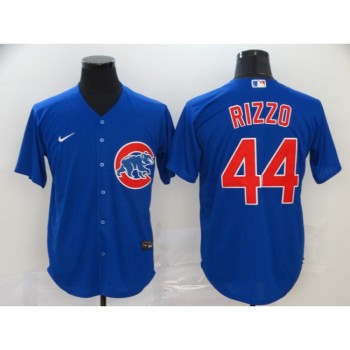 Men's Chicago Cubs #44 Anthony Rizzo Blue Cool Base Stitched MLB Jersey Men's Chicago Cubs #44 Anthony Rizzo Blue Cool Base Stitched MLB Jersey