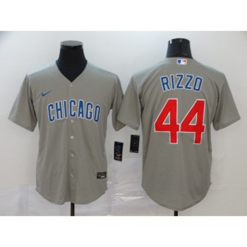 Men's Chicago Cubs #44 Anthony Rizzo Gray Cool Base Stitched MLB Jersey Men's Chicago Cubs #44 Anthony Rizzo Gray Cool Base Stitched MLB Jersey