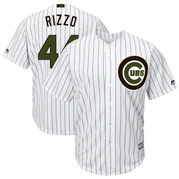 Men's Chicago Cubs #44 Anthony Rizzo White 2018 Memorial Day Cool Base Stitched MLB Jersey Men's Chicago Cubs #44 Anthony Rizzo White 2018 Memorial Day Cool Base Stitched MLB Jersey