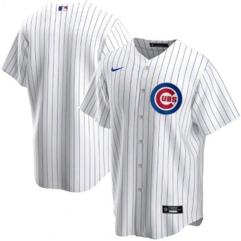Men's Chicago Cubs Blank White Cool Base Stitched Jersey Men's Chicago Cubs Blank White Cool Base Stitched Jersey