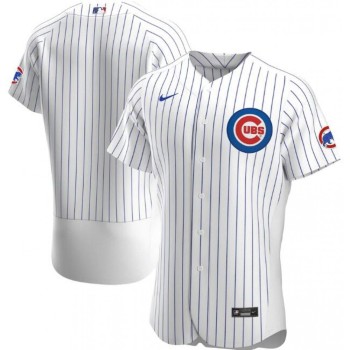 Men's Chicago Cubs Blank White Flex Base Stitched Jersey Men's Chicago Cubs Blank White Flex Base Stitched Jersey