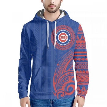 Men's Chicago Cubs Blue Hoodie Men's Chicago Cubs Blue Hoodie