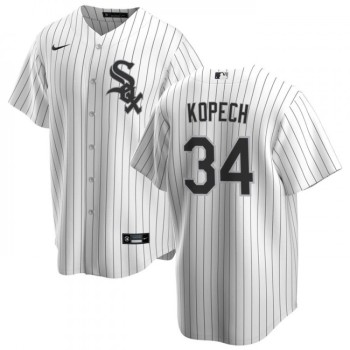 Men's Chicago White Sox #34 Michael Kopech White Cool Base Stitched Jersey Men's Chicago White Sox #34 Michael Kopech White Cool Base Stitched Jersey