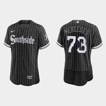 Men's Chicago White Sox #73 Yermin Mercedes 2021 City Connect Flex Base Stitched Jersey Men's Chicago White Sox #73 Yermin Mercedes 2021 City Connect Flex Base Stitched Jersey