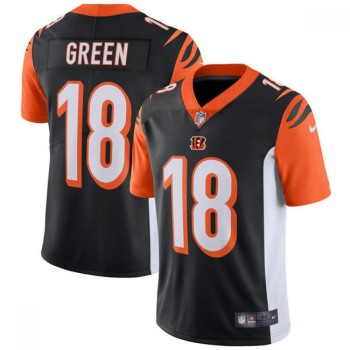 Men's Cincinnati Bengals #18 A.J. Green Black Vapor Untouchable Limited Stitched NFL Jersey Men's Cincinnati Bengals #18 A.J. Green Black Vapor Untouchable Limited Stitched NFL Jersey