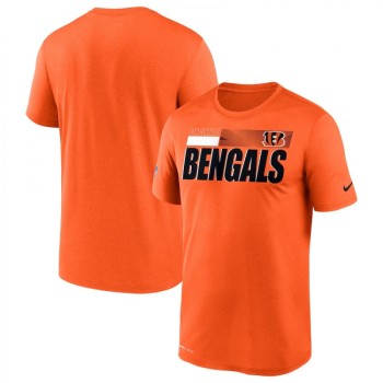 Men's Cincinnati Bengals 2020 Orange Sideline Impact Legend Performance T-Shirt Men's Cincinnati Bengals 2020 Orange Sideline Impact Legend Performance T-Shirt
