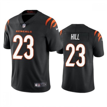 Men's Cincinnati Bengals #23 Daxton Hill Black Vapor Untouchable Limited Stitched Jersey Men's Cincinnati Bengals #23 Daxton Hill Black Vapor Untouchable Limited Stitched Jersey