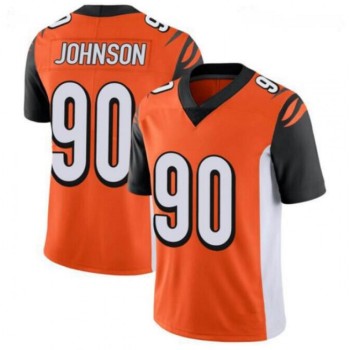 Men's Cincinnati Bengals #90 Michael Johnson Orange Vapor Untouchable Limited Stitched Jersey Men's Cincinnati Bengals #90 Michael Johnson Orange Vapor Untouchable Limited Stitched Jersey