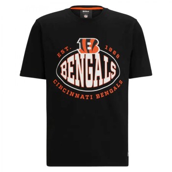 Men's Cincinnati Bengals Black BOSS X Trap T-Shirt Men's Cincinnati Bengals Black BOSS X Trap T-Shirt