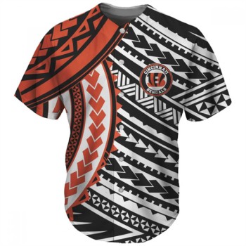 Men's Cincinnati Bengals Orange/White Baseball Jersey Men's Cincinnati Bengals Orange/White Baseball Jersey