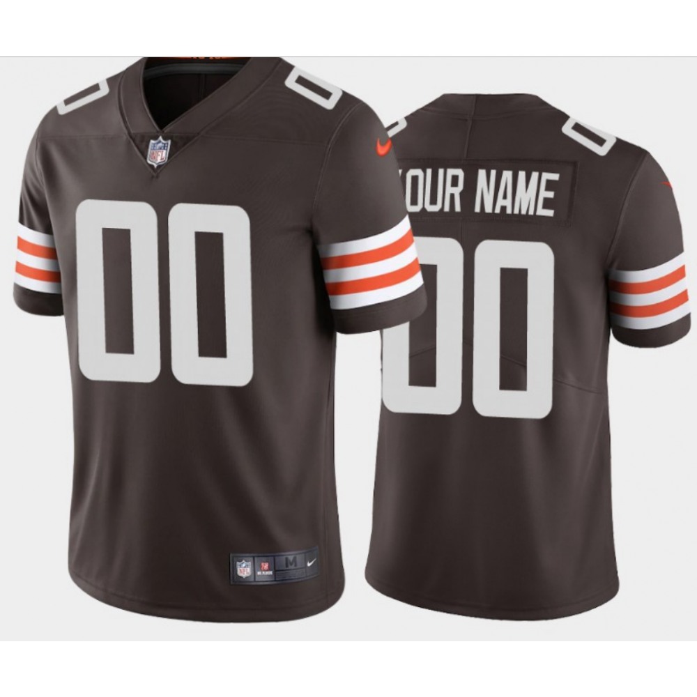 Men's Cleveland Browns ACTIVE PLAYER 2020 New Brown Vapor Untouchable Limited Stitched NFL Jersey