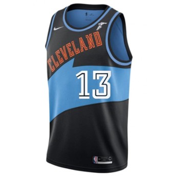 Men's Cleveland Cavaliers #13 Tristan Thompson Blue/Black Stitched NBA Jersey Men's Cleveland Cavaliers #13 Tristan Thompson Blue/Black Stitched NBA Jersey
