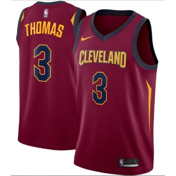 Men's Cleveland Cavaliers #3 Isaiah Thomas Red Icon Edition Swingman Stitched Jersey Men's Cleveland Cavaliers #3 Isaiah Thomas Red Icon Edition Swingman Stitched Jersey