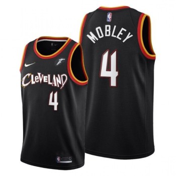 Men's Cleveland Cavaliers #4 Evan Mobley Black Stitched Jersey Men's Cleveland Cavaliers #4 Evan Mobley Black Stitched Jersey