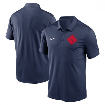 Men's Cleveland Guardians Navy Team Logo Polo T-Shirt Men's Cleveland Guardians Navy Team Logo Polo T-Shirt