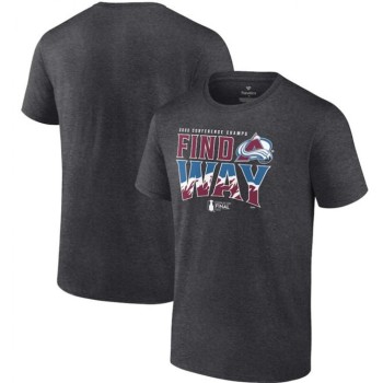 Men's Colorado Avalanche Heathered Charcoal 2022 Roster T-Shirt Men's Colorado Avalanche Heathered Charcoal 2022 Roster T-Shirt