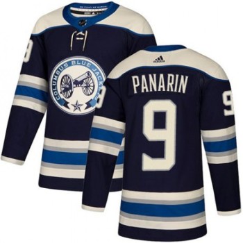 Men's Columbus Blue Jackets #9 Artemi Panarin Navy Blue Stitched NHL Jersey Men's Columbus Blue Jackets #9 Artemi Panarin Navy Blue Stitched NHL Jersey