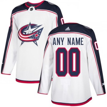 Men's Columbus Blue Jackets White Custom Name Number Size NHL Stitched Jersey Men's Columbus Blue Jackets White Custom Name Number Size NHL Stitched Jersey