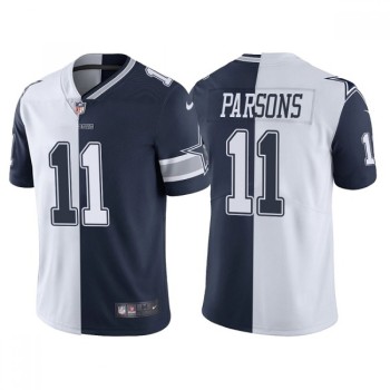 Men's Dallas Cowboys #11 Micah Parsons Navy White Split Vapor Untouchable Limited Stitched Jersey Men's Dallas Cowboys #11 Micah Parsons Navy White Split Vapor Untouchable Limited Stitched Jersey