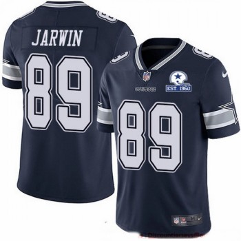 Men's Dallas Cowboys #89 Blake Jarwin Navy With Established In 1960 Patch Limited Stitched Jersey Men's Dallas Cowboys #89 Blake Jarwin Navy With Established In 1960 Patch Limited Stitched Jersey