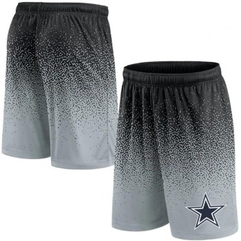 Men's Dallas Cowboys Black/Grey Ombre Shorts Men's Dallas Cowboys Black/Grey Ombre Shorts