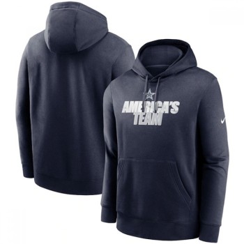 Men's Dallas Cowboys Navy Fan Gear Local Club Pullover Hoodie Men's Dallas Cowboys Navy Fan Gear Local Club Pullover Hoodie
