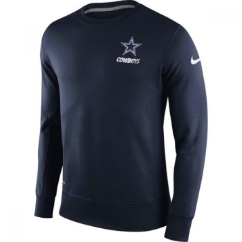 Men's Dallas Cowboys Navy Sideline Circuit Performance Sweatshirt Men's Dallas Cowboys Navy Sideline Circuit Performance Sweatshirt