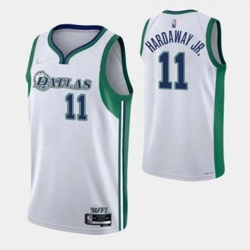 Men's Dallas Mavericks #11 Tim Hardaway Jr. 2021/22 White City Edition Stitched Jersey Men's Dallas Mavericks #11 Tim Hardaway Jr. 2021/22 White City Edition Stitched Jersey