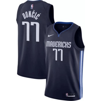Men's Dallas Mavericks #77 Luka Doncic Black Stitched Jersey Men's Dallas Mavericks #77 Luka Doncic Black Stitched Jersey