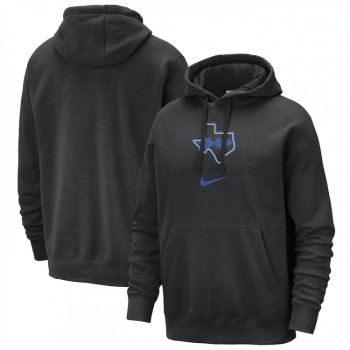 Men's Dallas Mavericks Black 2023/24 City Edition Essential Club Pullover Hoodie Men's Dallas Mavericks Black 2023/24 City Edition Essential Club Pullover Hoodie