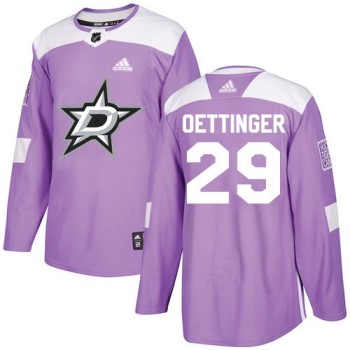 Men's Dallas Stars #29 Jake Oettinger Purple Stitched Jersey Men's Dallas Stars #29 Jake Oettinger Purple Stitched Jersey