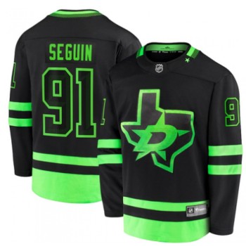 Men's Dallas Stars #91 Tyler Seguin Black 2020/21 Alternate Premier Breakaway Stitched Jersey Men's Dallas Stars #91 Tyler Seguin Black 2020/21 Alternate Premier Breakaway Stitched Jersey