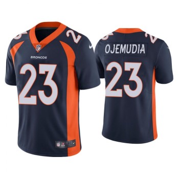 Men's Denver Broncos #23 Michael Ojemudia Navy Vapor Untouchable Limited Stitched Jersey Men's Denver Broncos #23 Michael Ojemudia Navy Vapor Untouchable Limited Stitched Jersey