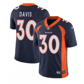Men's Denver Broncos #30 Terrell Davis Navy Vapor Untouchable Limited Stitched Jersey Men's Denver Broncos #30 Terrell Davis Navy Vapor Untouchable Limited Stitched Jersey