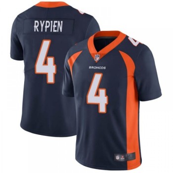 Men's Denver Broncos #4 Brett Rypien Navy Vapor Untouchable Limited Stitched Jersey Men's Denver Broncos #4 Brett Rypien Navy Vapor Untouchable Limited Stitched Jersey
