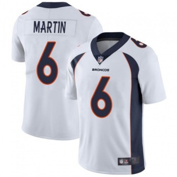 Men's Denver Broncos #6 Sam Martin White Vapor Untouchable Limited Stitched Jersey Men's Denver Broncos #6 Sam Martin White Vapor Untouchable Limited Stitched Jersey