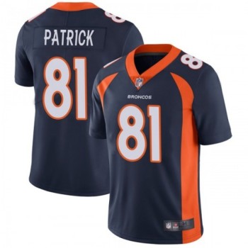 Men's Denver Broncos #81 Tim Patrick Navy Vapor Untouchable Limited Stitched Jersey Men's Denver Broncos #81 Tim Patrick Navy Vapor Untouchable Limited Stitched Jersey