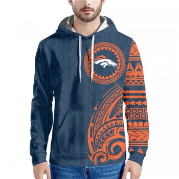 Men's Denver Broncos Navy Hoodie Men's Denver Broncos Navy Hoodie