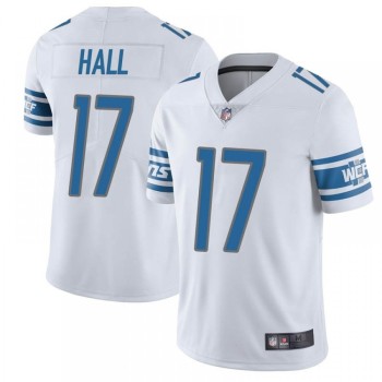 Men's Detroit Lions #17 Marvin Hall White Vapor Untouchable Limited Stitched NFL Jersey Men's Detroit Lions #17 Marvin Hall White Vapor Untouchable Limited Stitched NFL Jersey