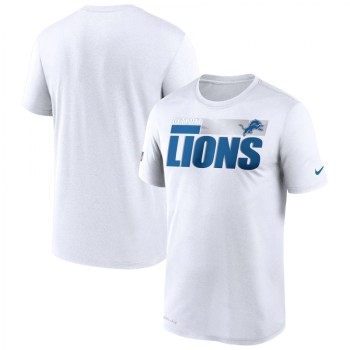 Men's Detroit Lions 2020 White Sideline Impact Legend Performance T-Shirt Men's Detroit Lions 2020 White Sideline Impact Legend Performance T-Shirt