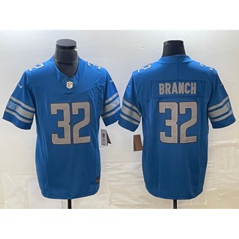 Men's Detroit Lions #32 Brian Branch Blue 2023 F.U.S.E. Vapor Untouchable Limited Stitched Jersey Men's Detroit Lions #32 Brian Branch Blue 2023 F.U.S.E. Vapor Untouchable Limited Stitched Jersey