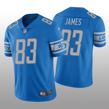 Men's Detroit Lions #83 Jesse James Blue Vapor Untouchable Limited Stitched NFL Jersey Men's Detroit Lions #83 Jesse James Blue Vapor Untouchable Limited Stitched NFL Jersey