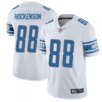 Men's Detroit Lions #88 T.J. Hockenson White Vapor Untouchable Limited Stitched NFL Jersey Men's Detroit Lions #88 T.J. Hockenson White Vapor Untouchable Limited Stitched NFL Jersey