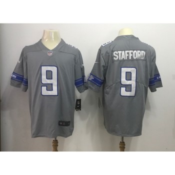 Men's Detroit Lions #9 Matthew Stafford Gray 2017 Color Rush Legend Stitched NFL Jersey Men's Detroit Lions #9 Matthew Stafford Gray 2017 Color Rush Legend Stitched NFL Jersey