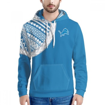 Men's Detroit Lions Blue Hoodie Men's Detroit Lions Blue Hoodie