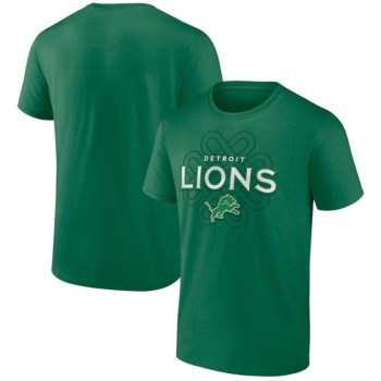 Men's Detroit Lions Kelly Green Celtic Knot T-Shirt Men's Detroit Lions Kelly Green Celtic Knot T-Shirt